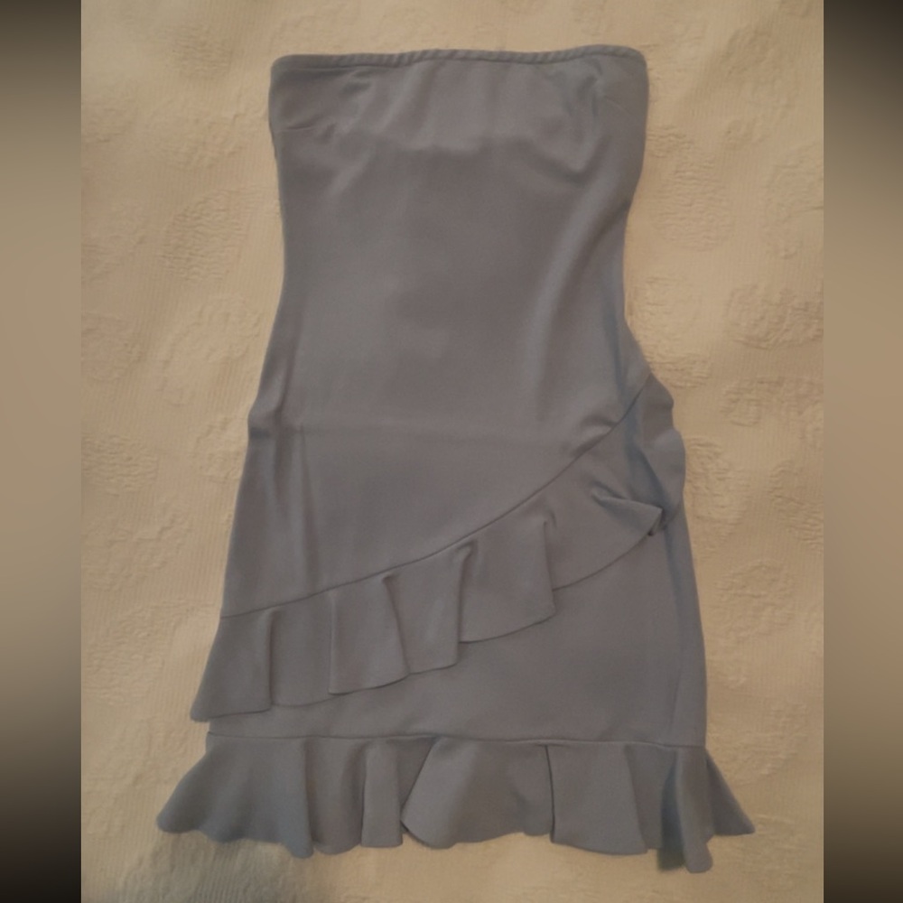 Light Blue Body-con Strapless Dress Size XS Lovers + Friends
